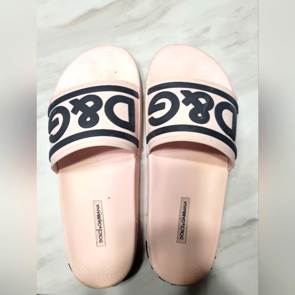 Dolce and Gabbana flip flops